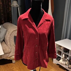 Harold's Rich Red Suede Blazer